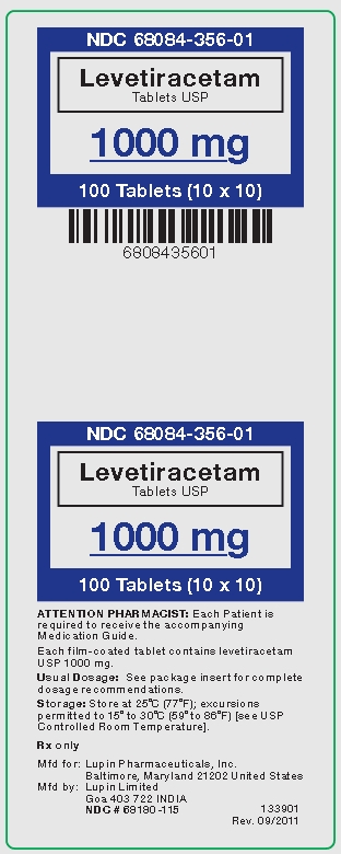 Levetiracetam 1000 mg (10x10)