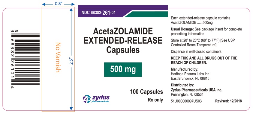 Acezolamide ER Capsules, 500 mg