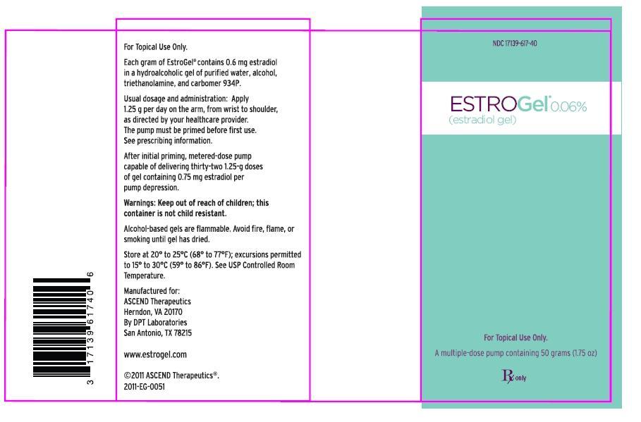 EstroGel® 0.06% (estradiol gel) label