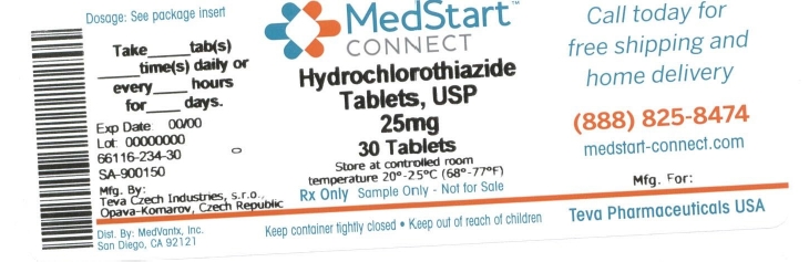 hydrochlorothiazide 25mg tablet #30