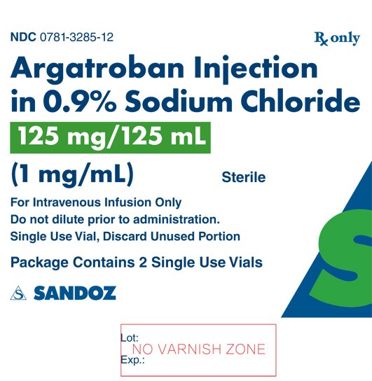 Argatroban 125 mg 125 mL Carton