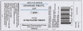 Cefadroxil Tablets, USP 1 gram/50 Tablets