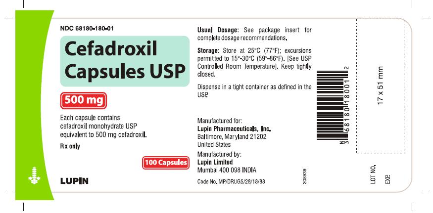 Cefadroxil Capsules USP, 500 mg-100s Pack