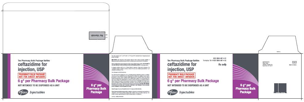 PACKAGE LABEL-PRINCIPAL DISPLAY PANEL – 6 g Pharmacy Bulk Package (10 Vials) Box Label