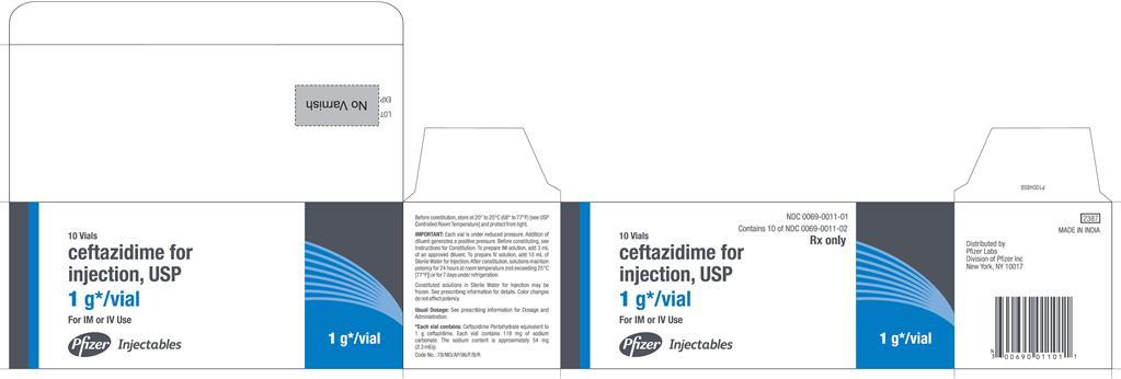 PACKAGE LABEL-PRINCIPAL DISPLAY PANEL - 1 g (10 Vial) Box Label