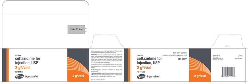 PACKAGE LABEL-PRINCIPAL DISPLAY PANEL - 2 g (10 Vial) Box Label