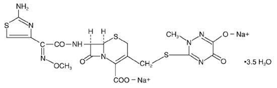 Ceftriaxone Structural Formula