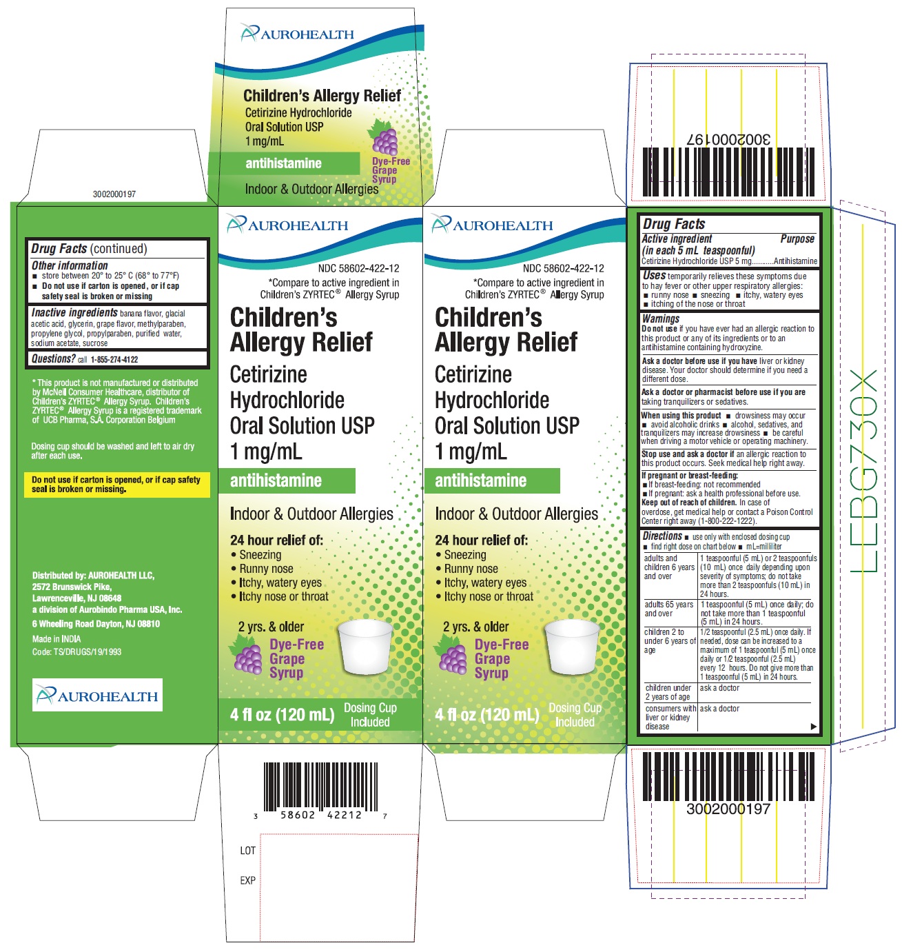 PACKAGE LABEL-PRINCIPAL DISPLAY PANEL - 1 mg/mL Carton (120 mL)