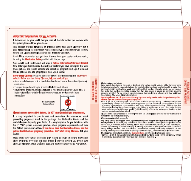Claravis 20 mg Capsules Prescription Blister 10s Pack, Part 3 of 4
