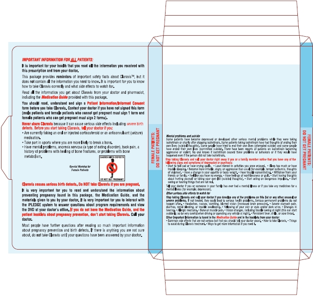 Claravis 30 mg Capsules Prescription Blister 10s Pack, Part 3 of 4