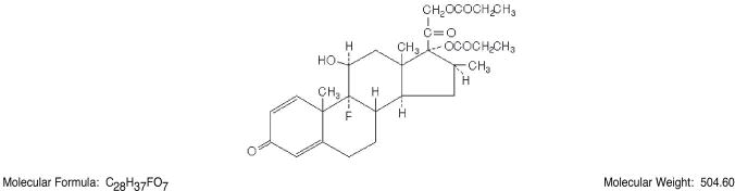 image of Betamethasone chemical structure