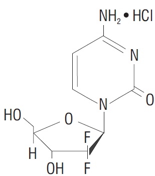 chemical-structure-gemcitabine
