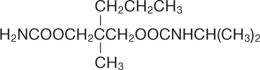 Carisoprodol Chemical Structure