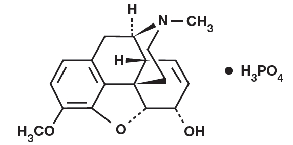 codeine phosphate structure