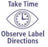 Take Time Observe Label
