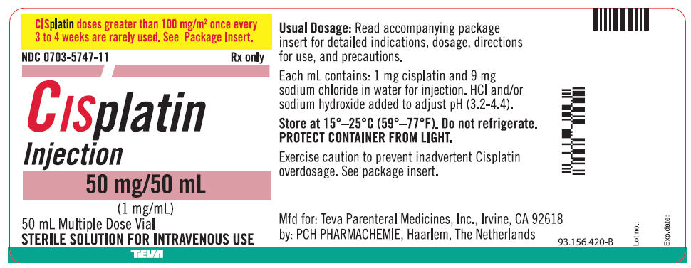 Principal Display Panel - 50 mg/50 mL Vial Label