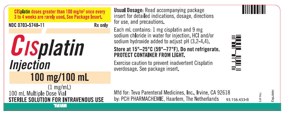 Principal Display Panel - 100 mg/100 mL Vial Label