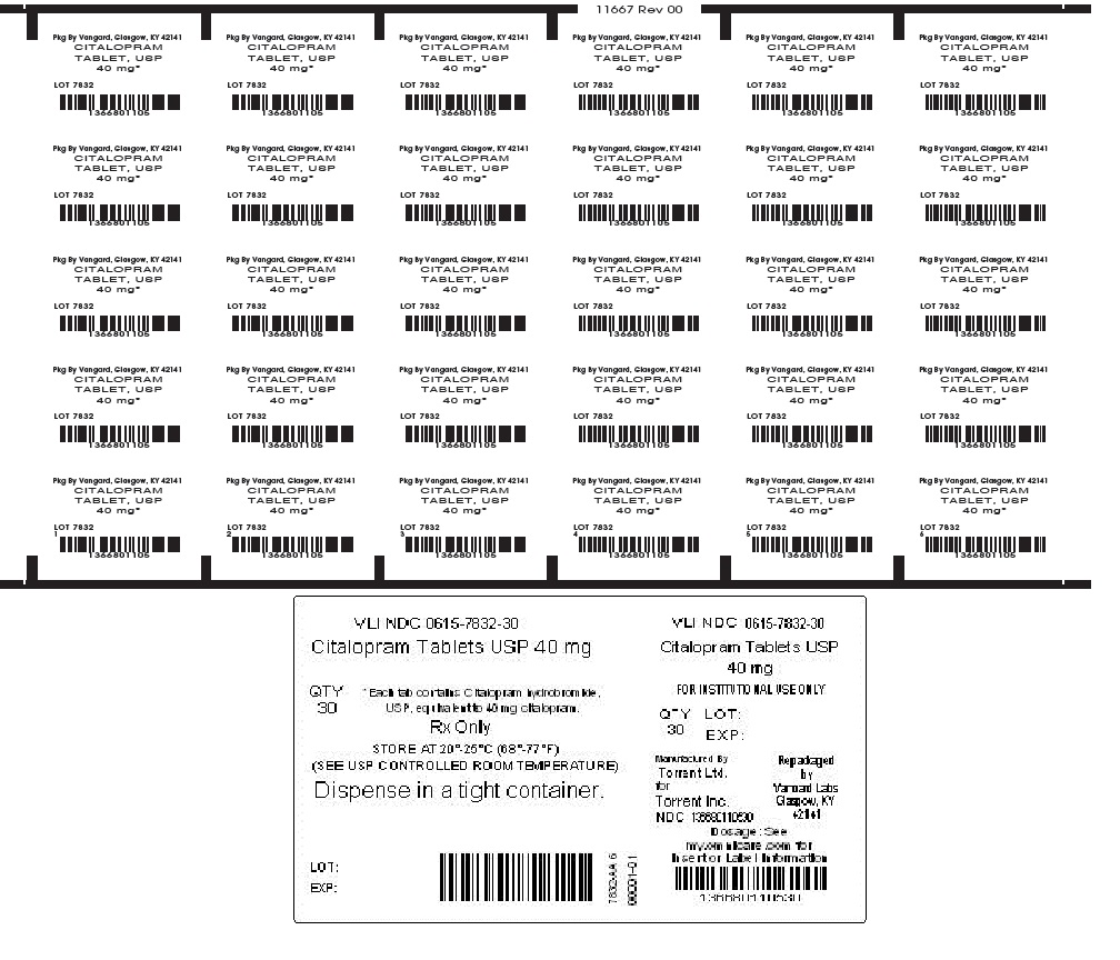 Citalopram Tablet 40mg Unit Dose Label