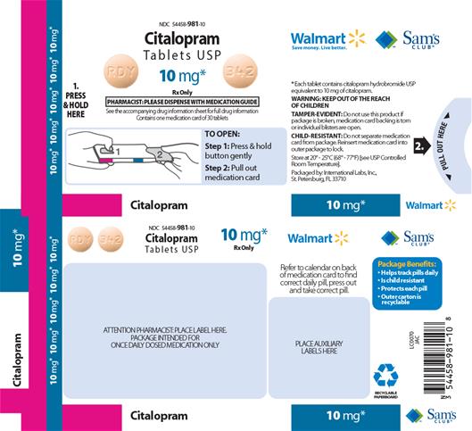 Citalopram adherence package