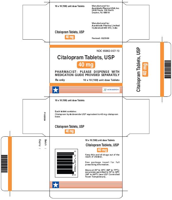 PACKAGE LABEL-PRINCIPAL DISPLAY PANEL - 40 mg Blister Carton (10 x 10 Unit dose)