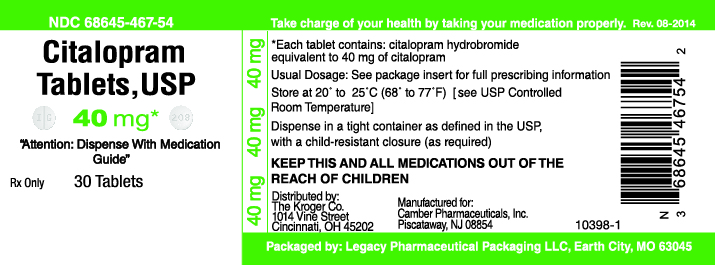 Citalopram Tablets , USP 40mg