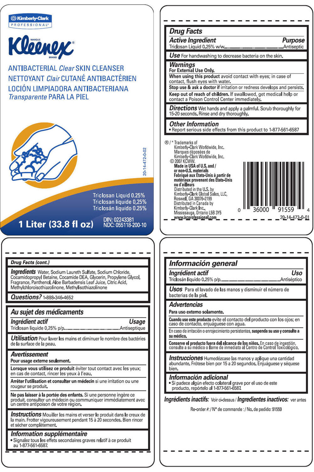 PRINCIPAL DISPLAY PANEL - 1 Liter Bottle Label
