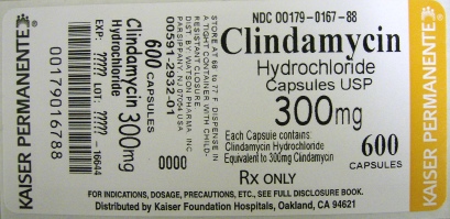 NDC 0179-0167-88 Clindamycin Hydrochloride Capsules USP 300 mg