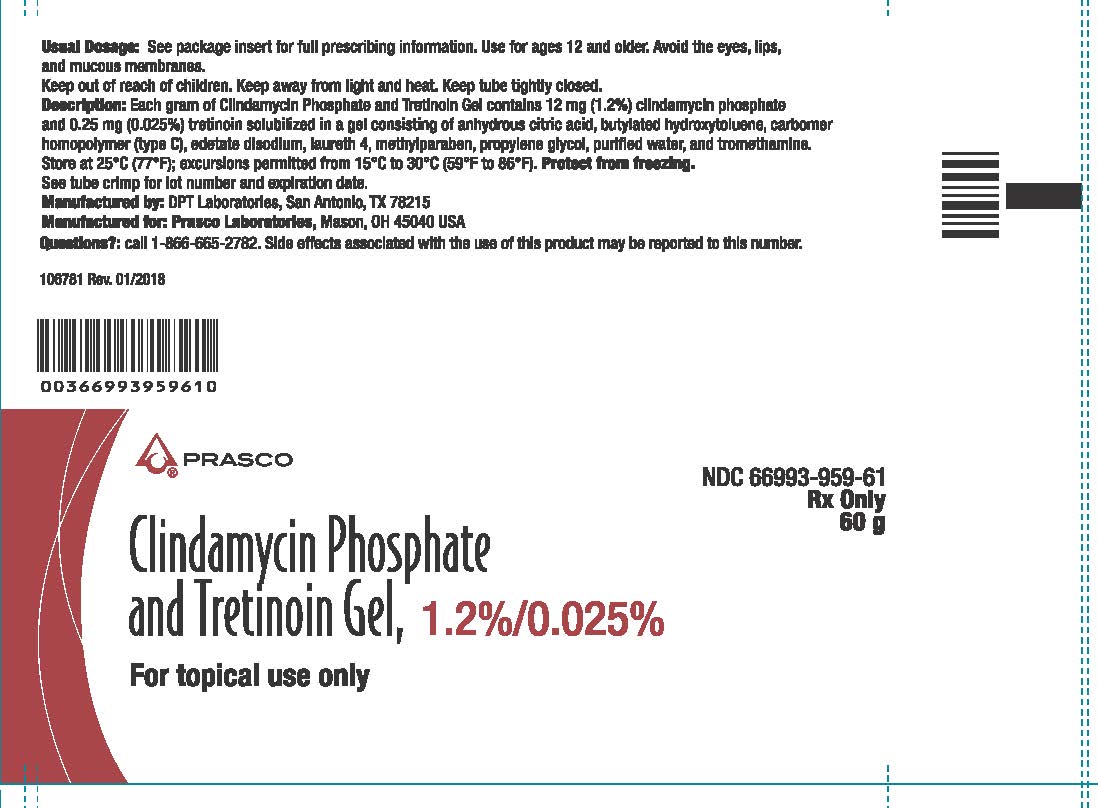 Clindamycin and Tretinoin gel 60g tube