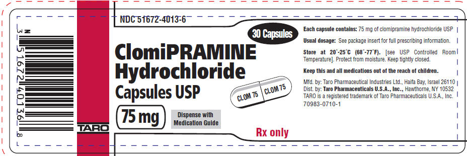 75 mg Capsules Bottle Label