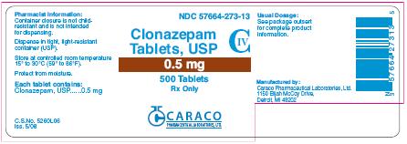 clonazepam-0.5mg-500 Tablets