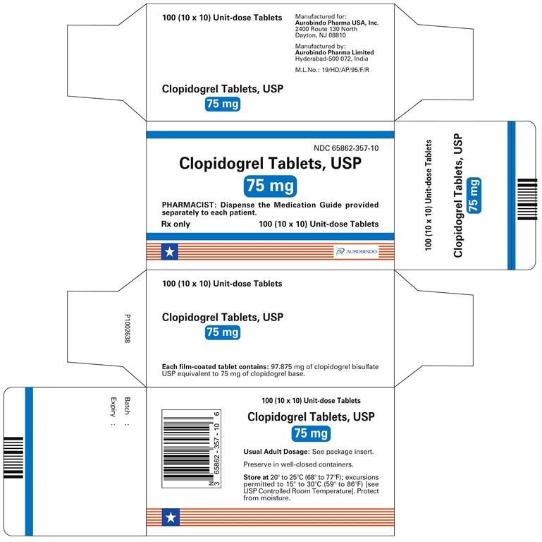PACKAGE LABEL-PRINCIPAL DISPLAY PANEL - 75 mg Blister Carton (10 x 10 Unit-dose)