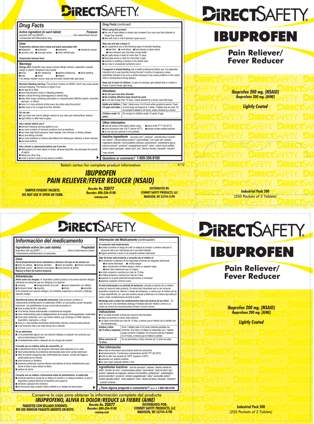 100R Direct Safety Ibuprofen Label
