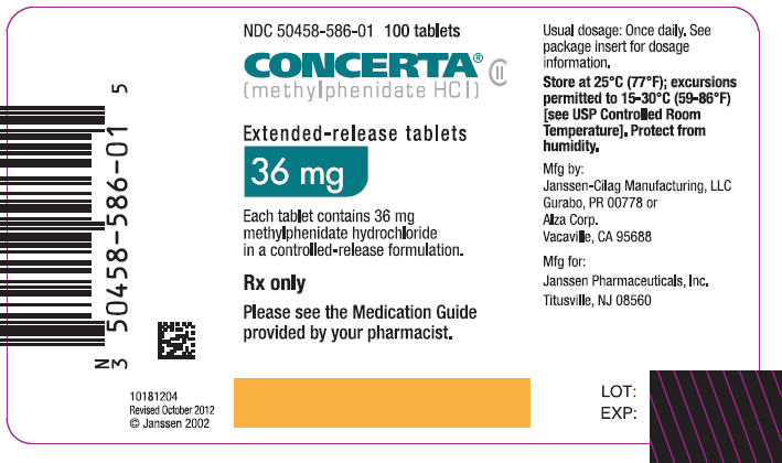 PRINCIPAL DISPLAY PANEL - 36 mg Tablet Label