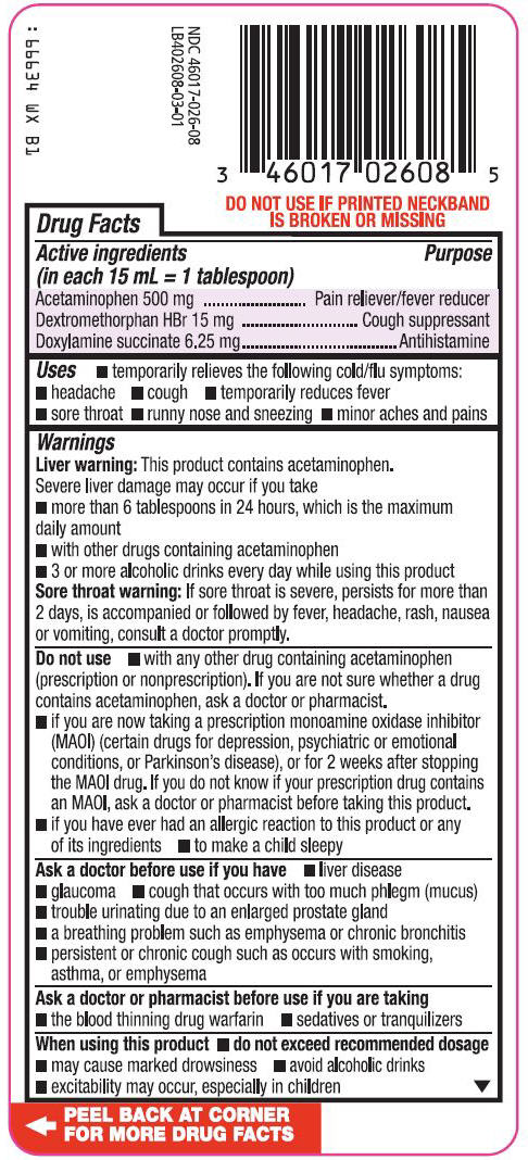 CONTAC Cooling Relief Drug Facts Label