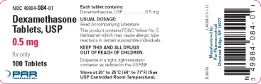 This is the 0.5 mg container label