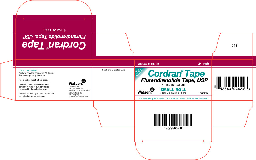Cordran® Tape 4mcg/sq cm 24 inches x 3 inches (60 cm x 7.5 cm) NDC 52544-044-24