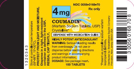 COUMADIN 4 mg 100 Tablets