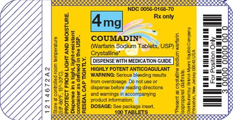 COUMADIN 5 mg 100 Tablets