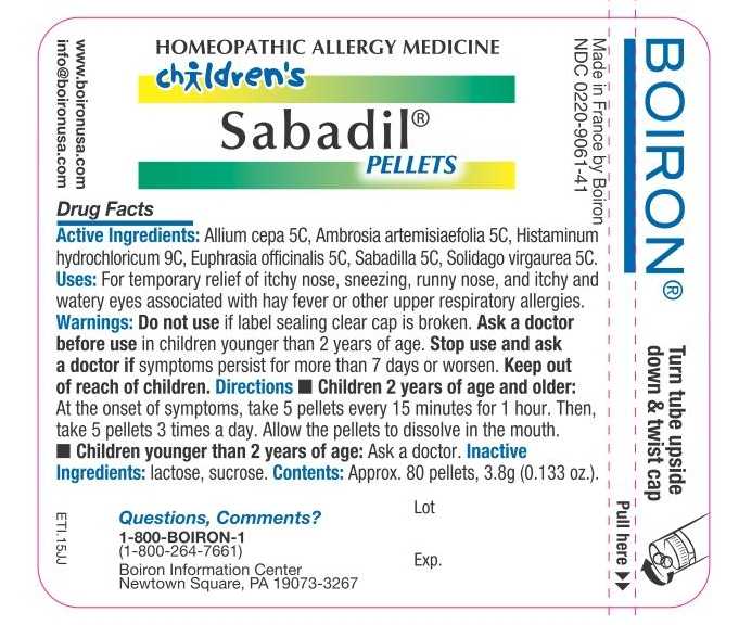 Image of Childrens Sabadil label