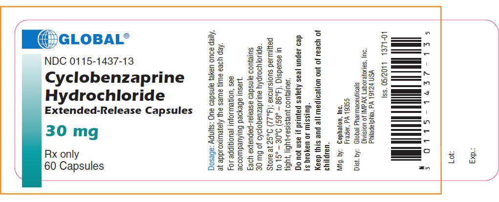 PRINCIPAL DISPLAY PANEL - 30 mg Capsules Bottle Label