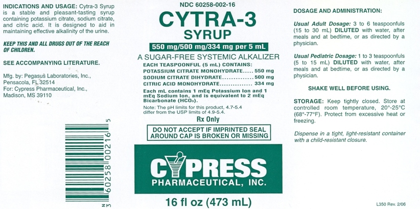 Cytra 3 Label