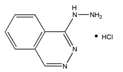 Hydralazine Hydrochloride Structural Formula