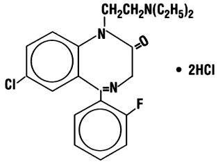 Chemical Structure - Flurazepam