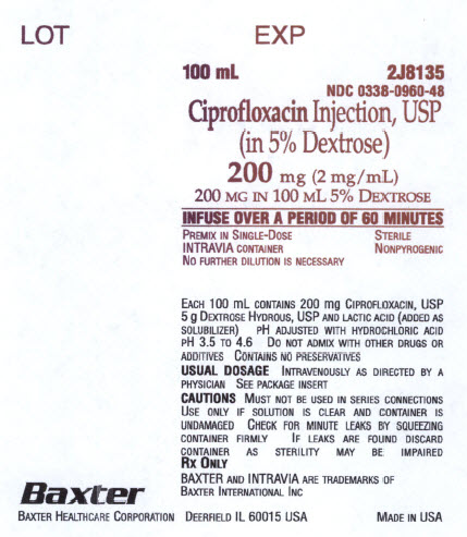 Ciprofloxacin Injection, USP Container Label