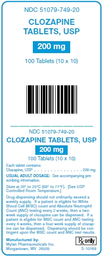 Clozapine Tablets USP 200 mg
