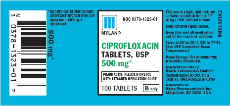 Ciprofloxacin 500 mg Tablet Bottles