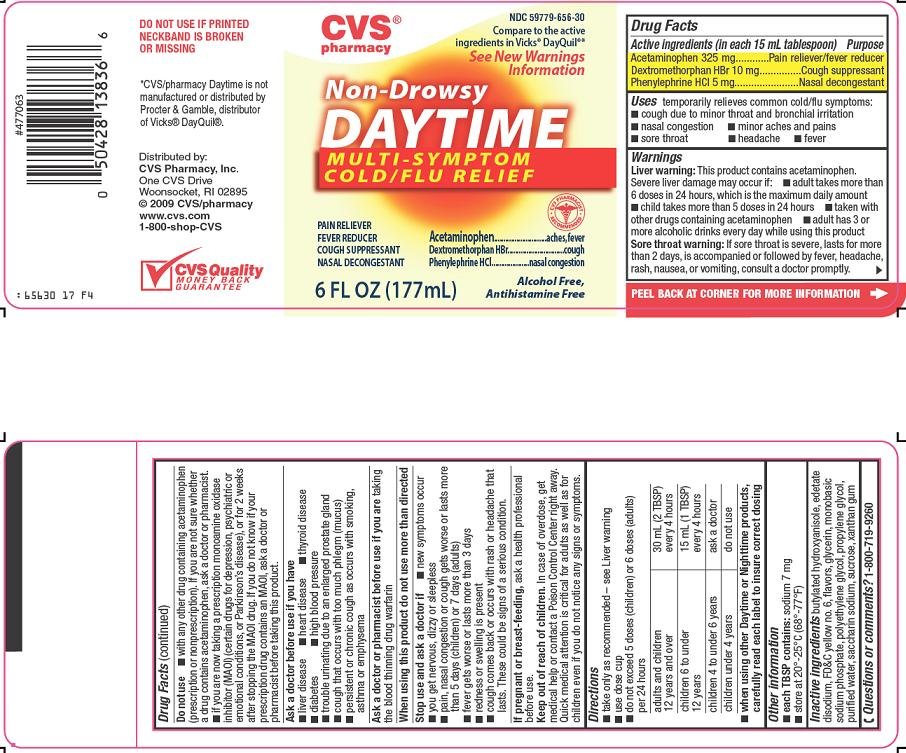 Daytime Cold/Flu Relief Label