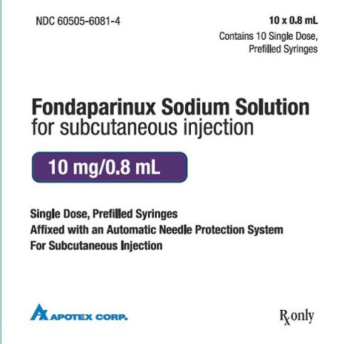 Arixtra Injection 10 mg/0.8 mL Carton