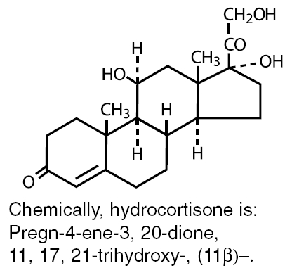 Hydrocortisone Structural Formula