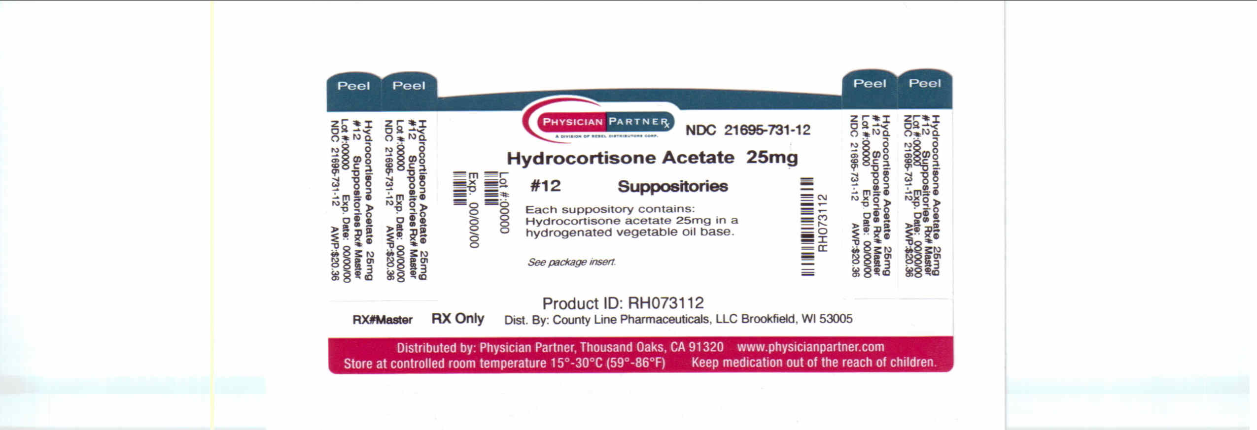 Hydrocortisone Acetate 25mg